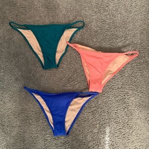 bundle of bathing suit bottoms